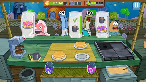 海綿寶寶大鬧蟹堡王安卓版(SpongeBob - Krusty Cook Off)