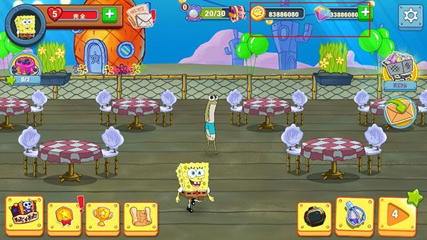 海綿寶寶大鬧蟹堡王安卓版(SpongeBob - Krusty Cook Off)