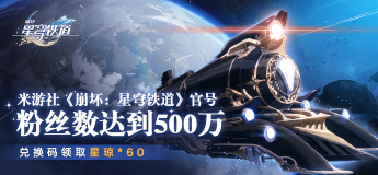 崩壞星穹鐵道500萬關注慶賀兌換碼