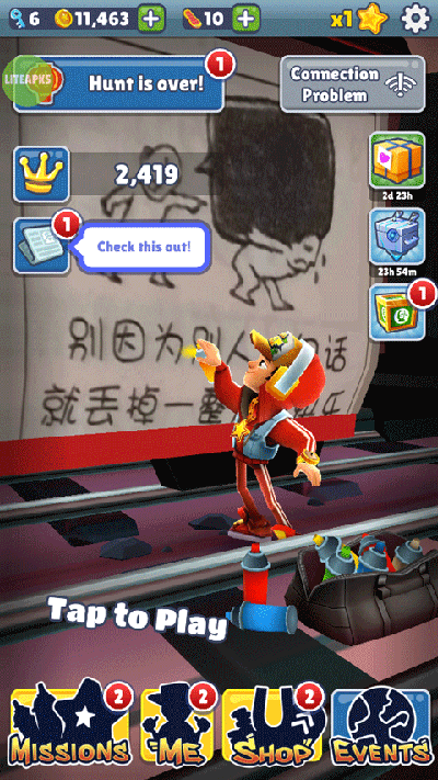 地鐵跑酷小鳥金幣版本(Subway Surf)