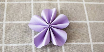 手工折紙花教程