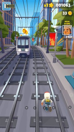 地鐵跑酷調速版本(Subway Surf)