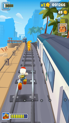 地鐵跑酷調速版本(Subway Surf)