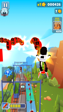 地鐵跑酷血輪眼金幣版本