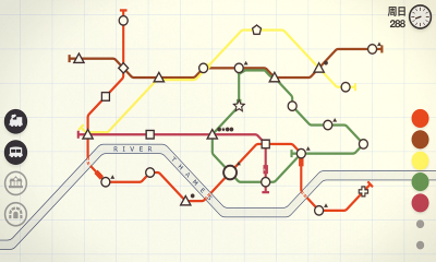 迷你地鐵2023解鎖全部城市版(Mini Metro)