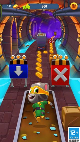 湯姆貓跑酷鞭炮版免廣告(Talking Tom Gold Run)