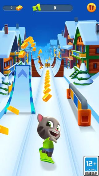 湯姆貓跑酷鞭炮版免廣告(Talking Tom Gold Run)