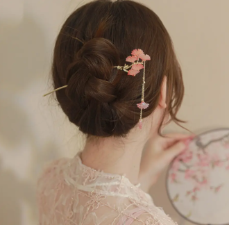 發簪教程新手入門篇盤發