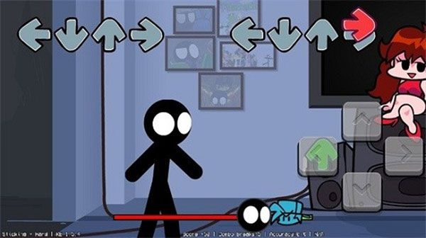 周五夜放克火柴人小黑模組(Stickman Vs Friday Night Funkin)