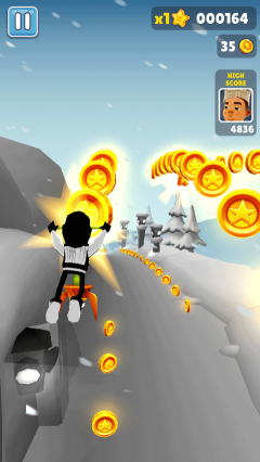 地鐵跑酷黑白北極版本(黑白北極)