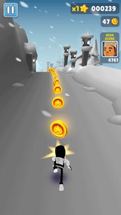 地鐵跑酷黑白北極版本(黑白北極)