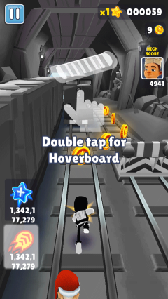 地鐵跑酷黑白北極版本(黑白北極)