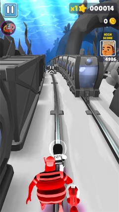 地鐵跑酷黑白水下城版本(黑白水下城(暮色改))