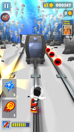 地鐵跑酷黑白水下城版本(黑白水下城(暮色改))