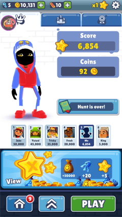 地鐵跑酷鍋鏟定制版本笑臉金幣