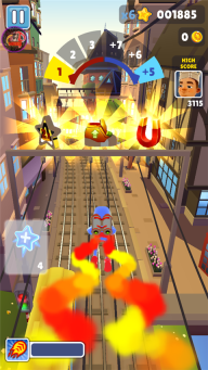 地鐵跑酷鍋鏟定制版本笑臉金幣