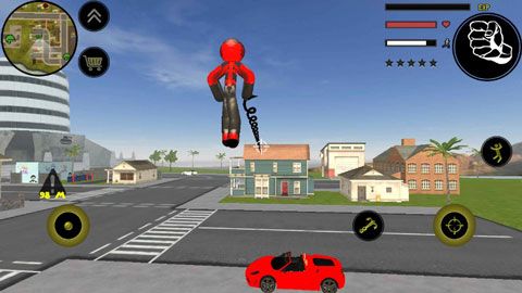 火柴人繩索英雄999999鉆999999金幣(Stickman Rope Hero)