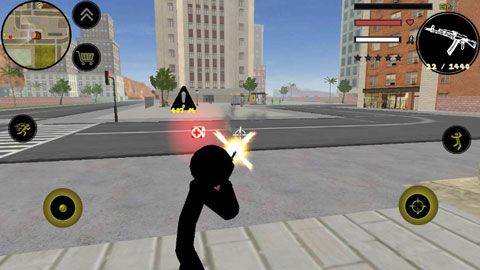 火柴人繩索英雄999999鉆999999金幣(Stickman Rope Hero)