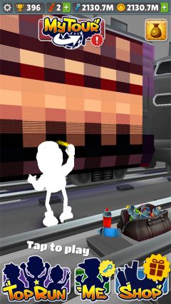 地鐵跑酷白色杰克版本(Subway Surf)