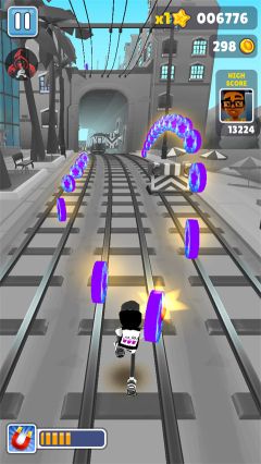 地鐵跑酷難言黑白定制版本