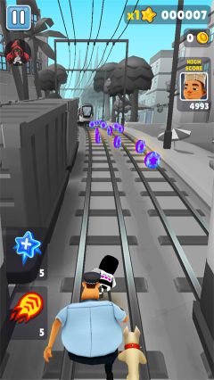 地鐵跑酷難言黑白定制版本