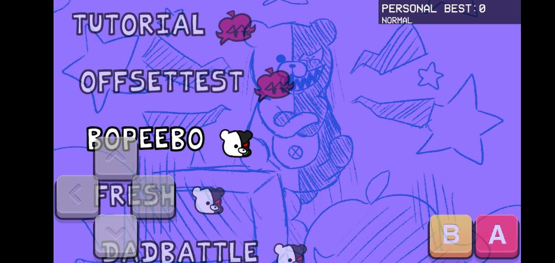 周五夜放克黑白熊模組(Friday Night Funkin)