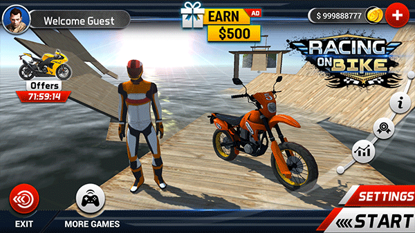 極速摩托游戲(Racing On Bike)