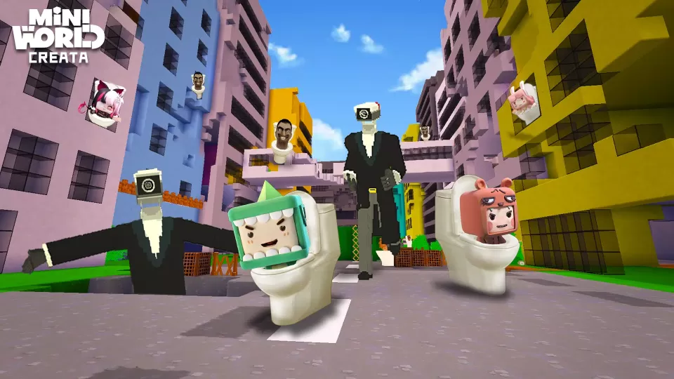 迷你世界越南服馬桶人聯動