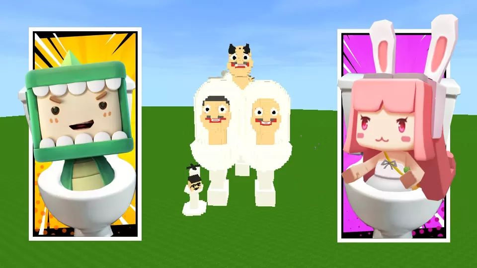 迷你世界越南服馬桶人聯動