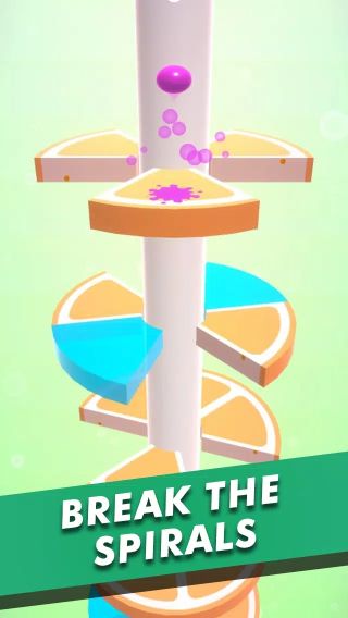 螺旋跳躍水果(Helix Jump Fruit 3d)