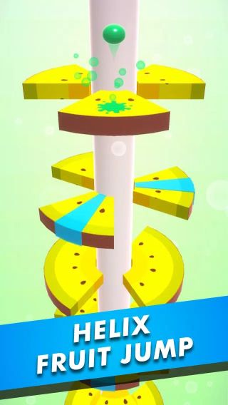 螺旋跳躍水果(Helix Jump Fruit 3d)