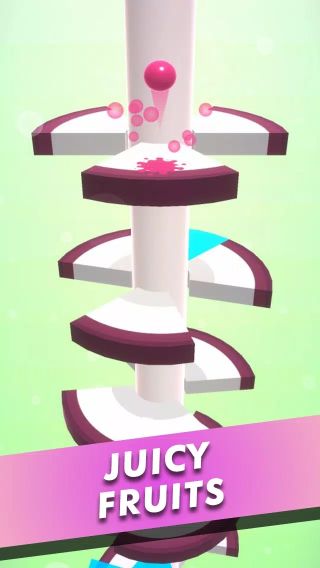 螺旋跳躍水果(Helix Jump Fruit 3d)