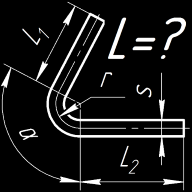 金屬彎曲計算器(Bending of metal)