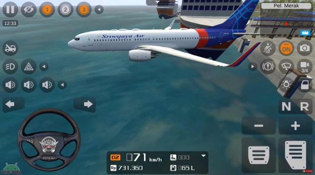 印尼巴士模擬器飛機模組