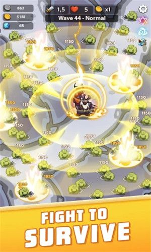 小小塔防幸存者(Empire Kingdom TD)