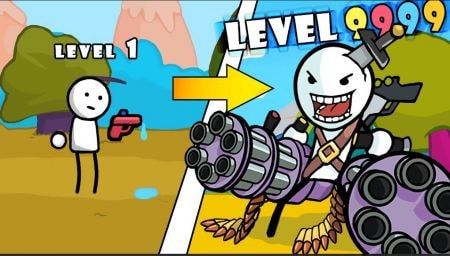 火柴人單槍匹馬(OneGun2)