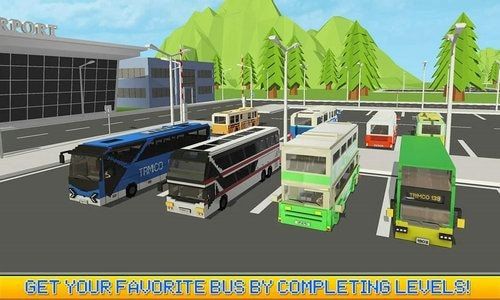 像素巴士司機(jī)(Blocky City Bus Driver SIM)