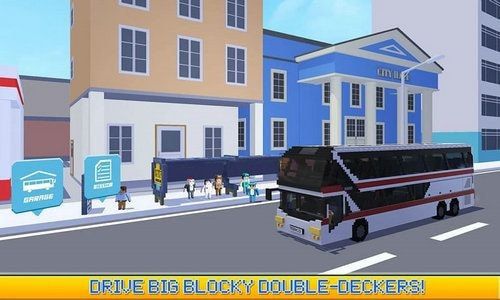 像素巴士司機(jī)(Blocky City Bus Driver SIM)