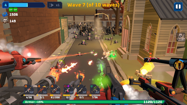 子彈風(fēng)暴僵尸浪潮