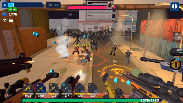 子彈風(fēng)暴僵尸浪潮