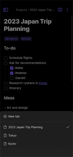 Obsidian黑曜石筆記
