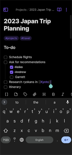 Obsidian黑曜石筆記